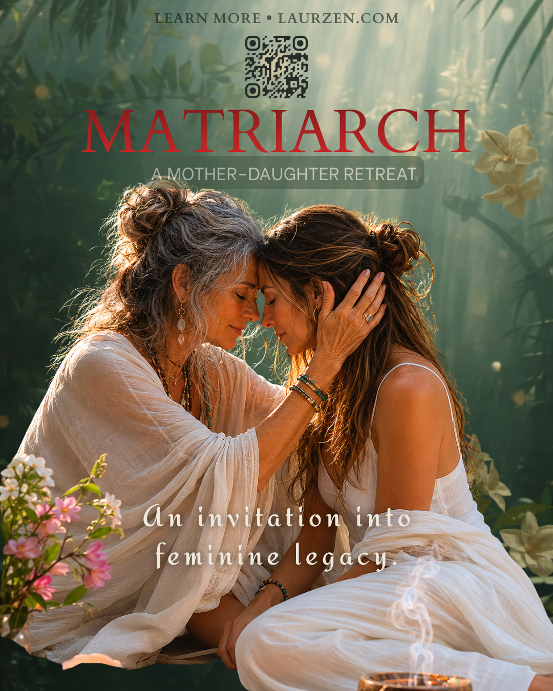 Matriarch, a mother-daughter retreat poster