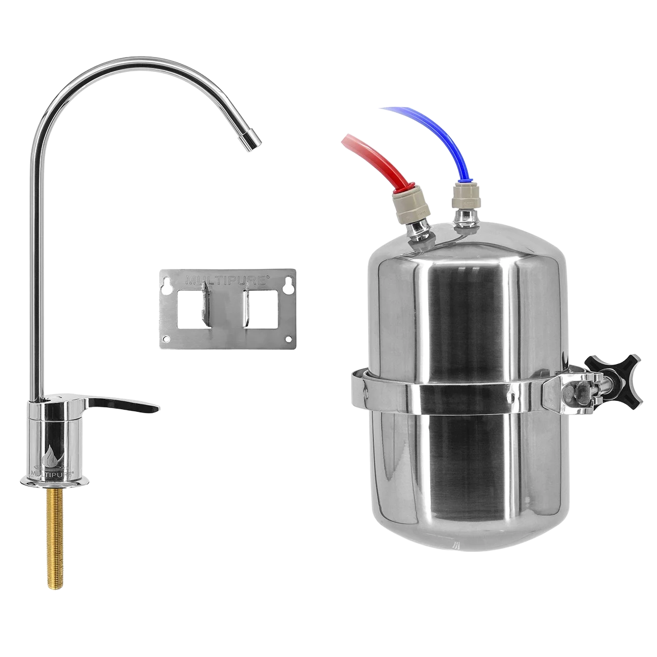 Multipure Aquaperform stainless-steel under-sink filter